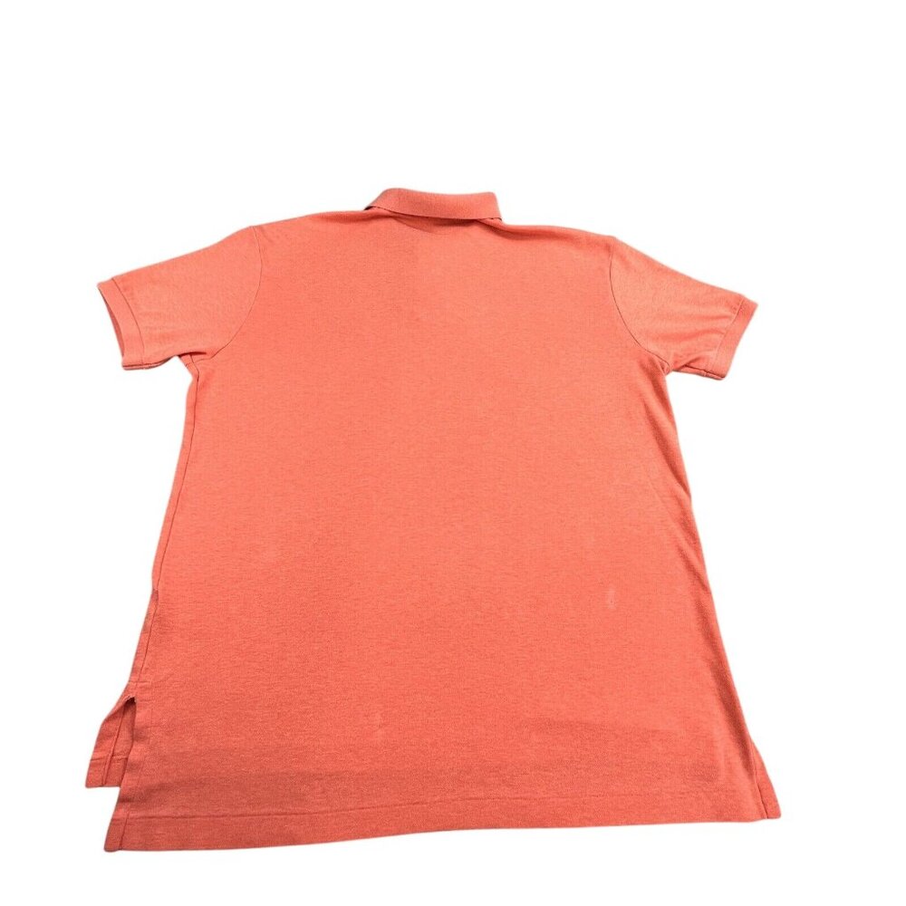 VTG Polo Ralph Lauren Men's M Salmon Orange Short Sleeve Shirt Casual Golf Wear - Picture 2 of 10